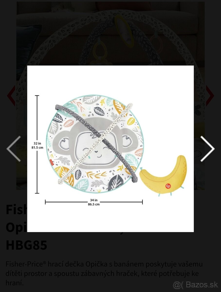 Fisher-Price hracia deka - 2