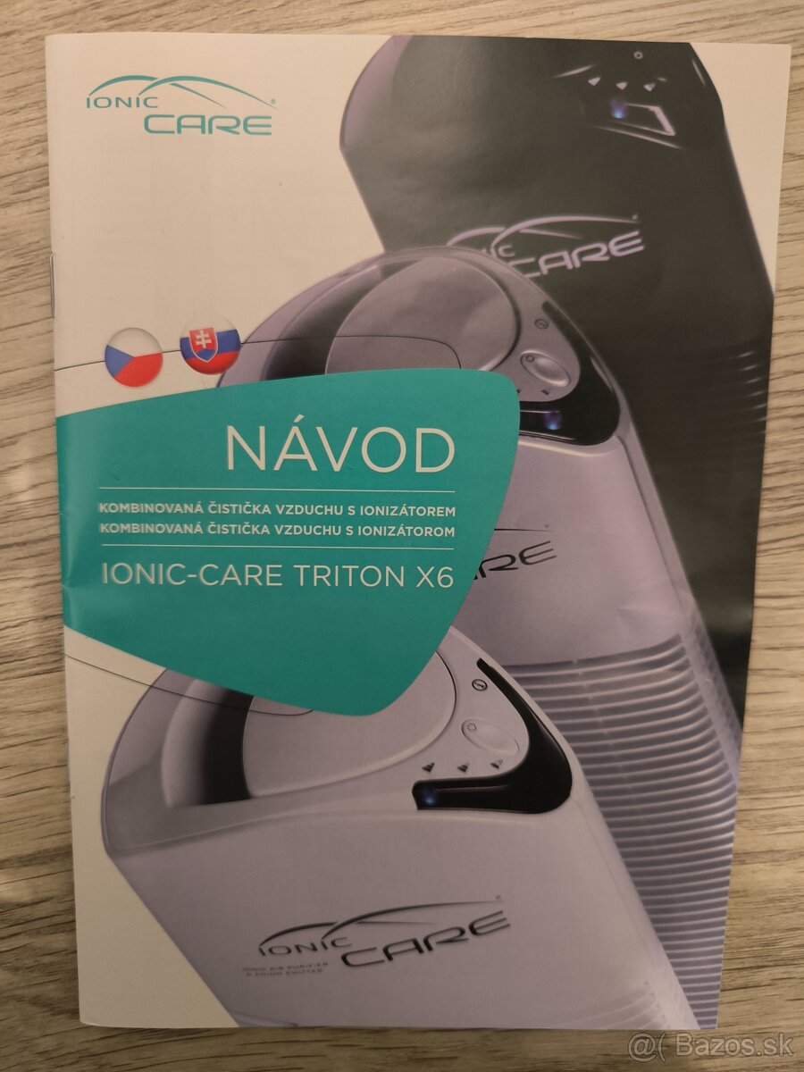 Čistička vzduchu IONIC-CARE TRITON X6 - 2