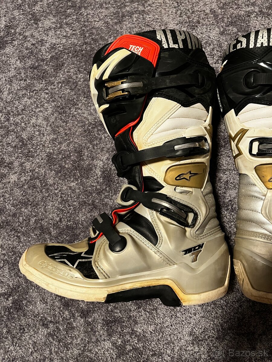 MX enduro boty Alpinestars Tech7, velikost 45,5 - 2