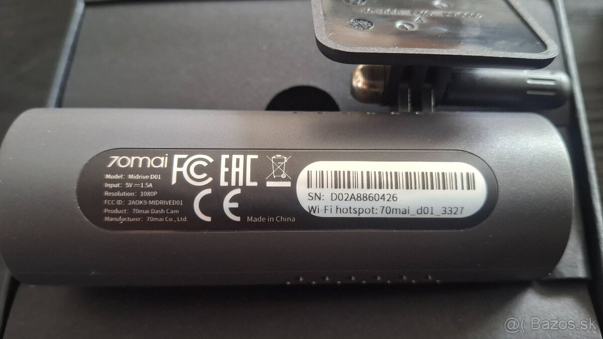 Predám autokameru 70mai Smart Dash Cam - 2