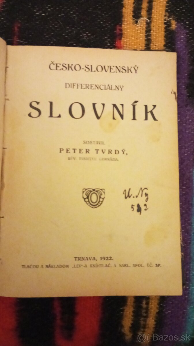Starý cesko_slovnsky slovnik - 2