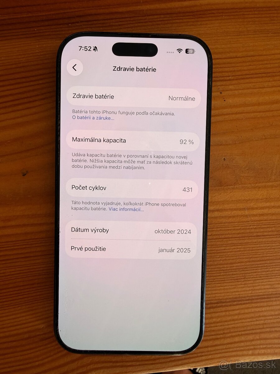 Iphone 16 Pro, 256 GB, ako nový - 2