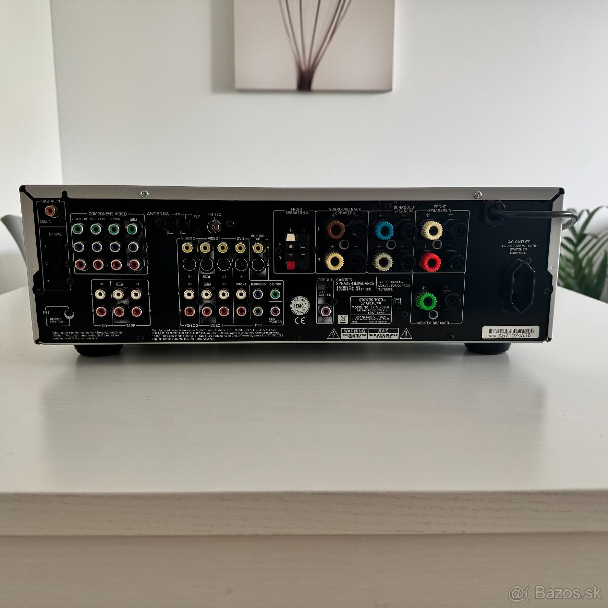 Predám ONKYO AV Receiver TX-SR503E - 2
