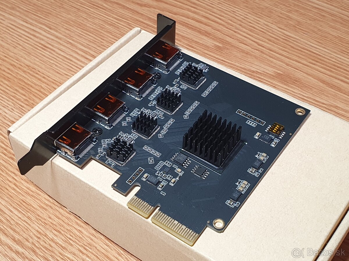 4-kanálová HDMI PCI-e karta pre live stream - 2