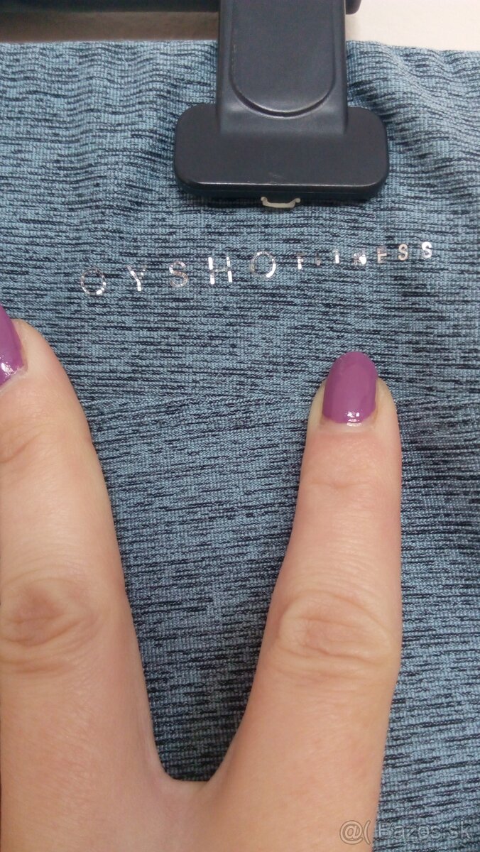 Dámske legíny sivo-modré - 2