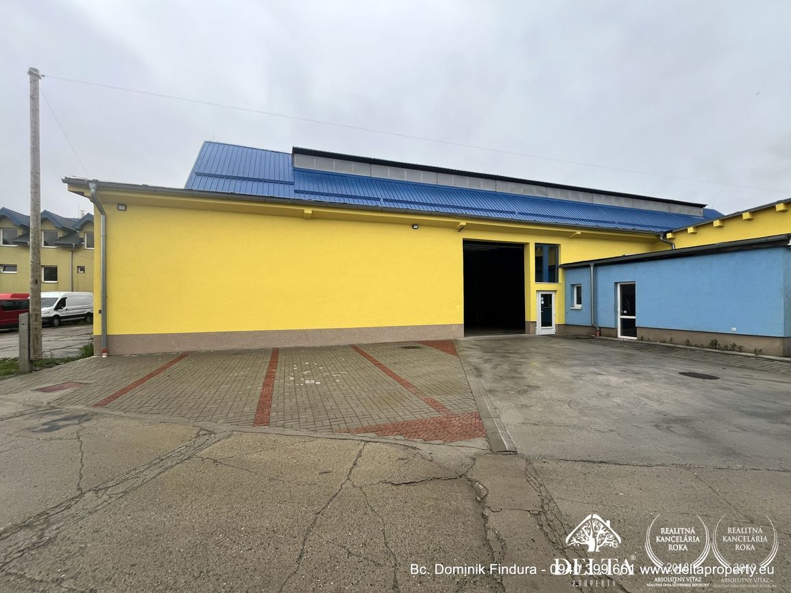 DELTA - Prenájom skladovej haly v Poprade – 250 m², parkovan - 2