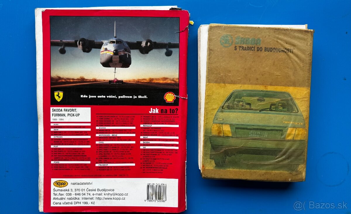 Údržba a opravy automobilov ŠKODA FAVORIT, FORMAN, PICK-UP - 2