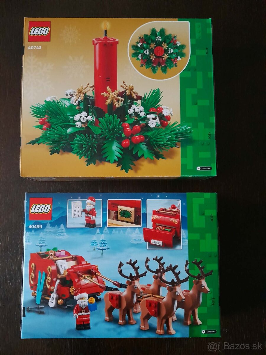 vianočné LEGO : 40499, 40743 - 2