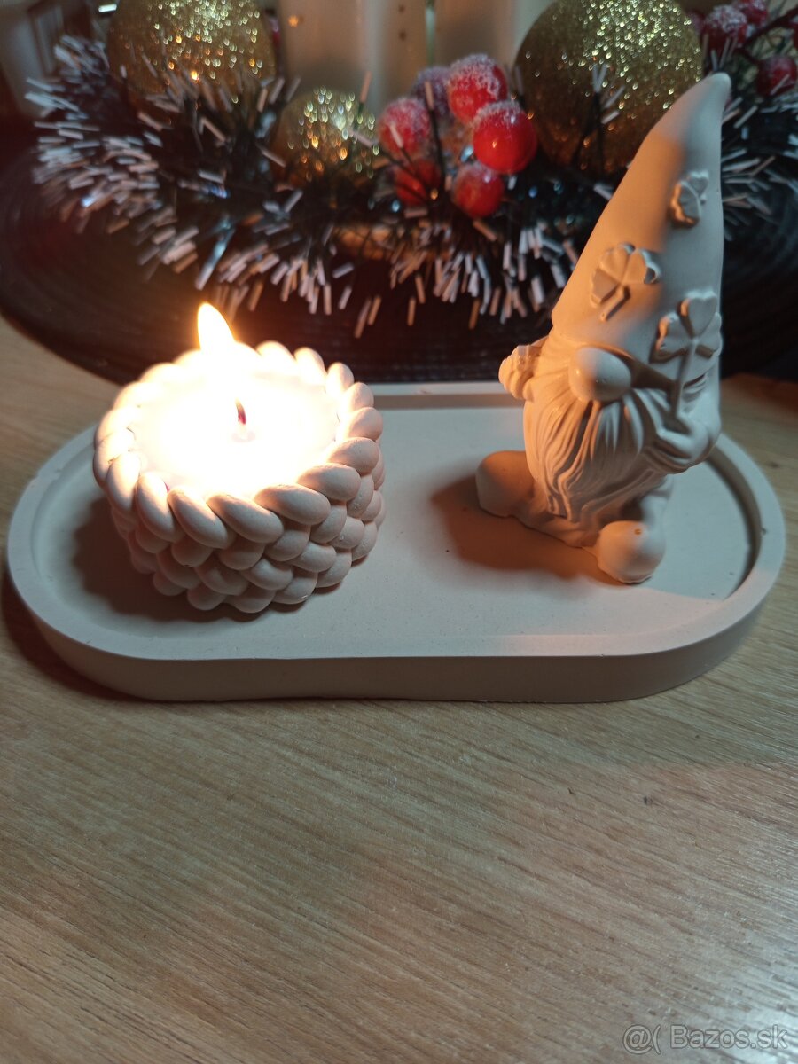 Sviečky dekorácia - 2