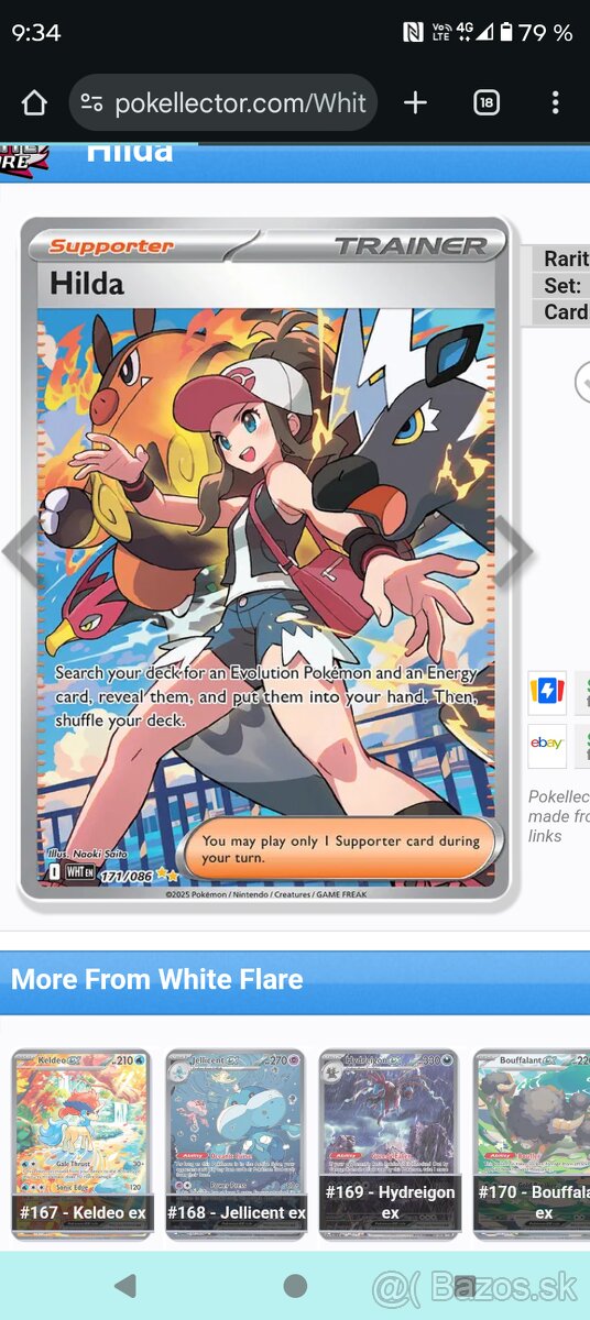 Pokémon karty / edícia White Flare - 2