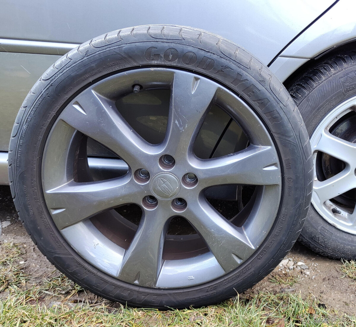 Predám sadu 4 ks originálne hliníkové disky SUBARU R17 - 2