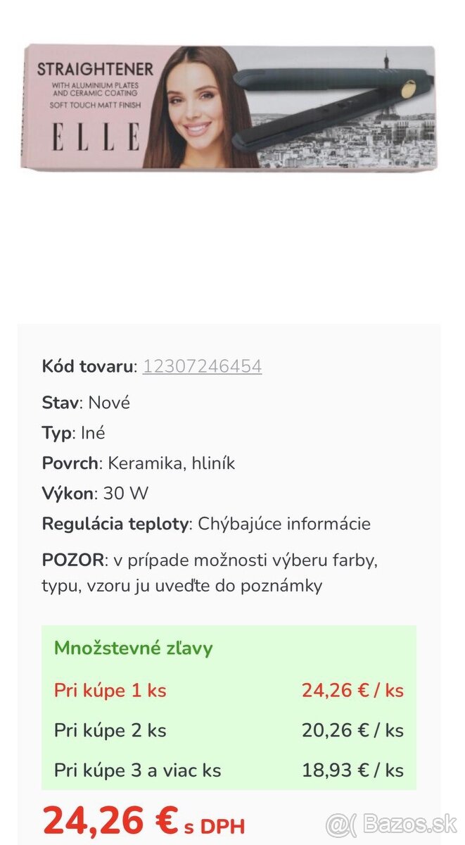 zehlicka na vlasy Elle - 2