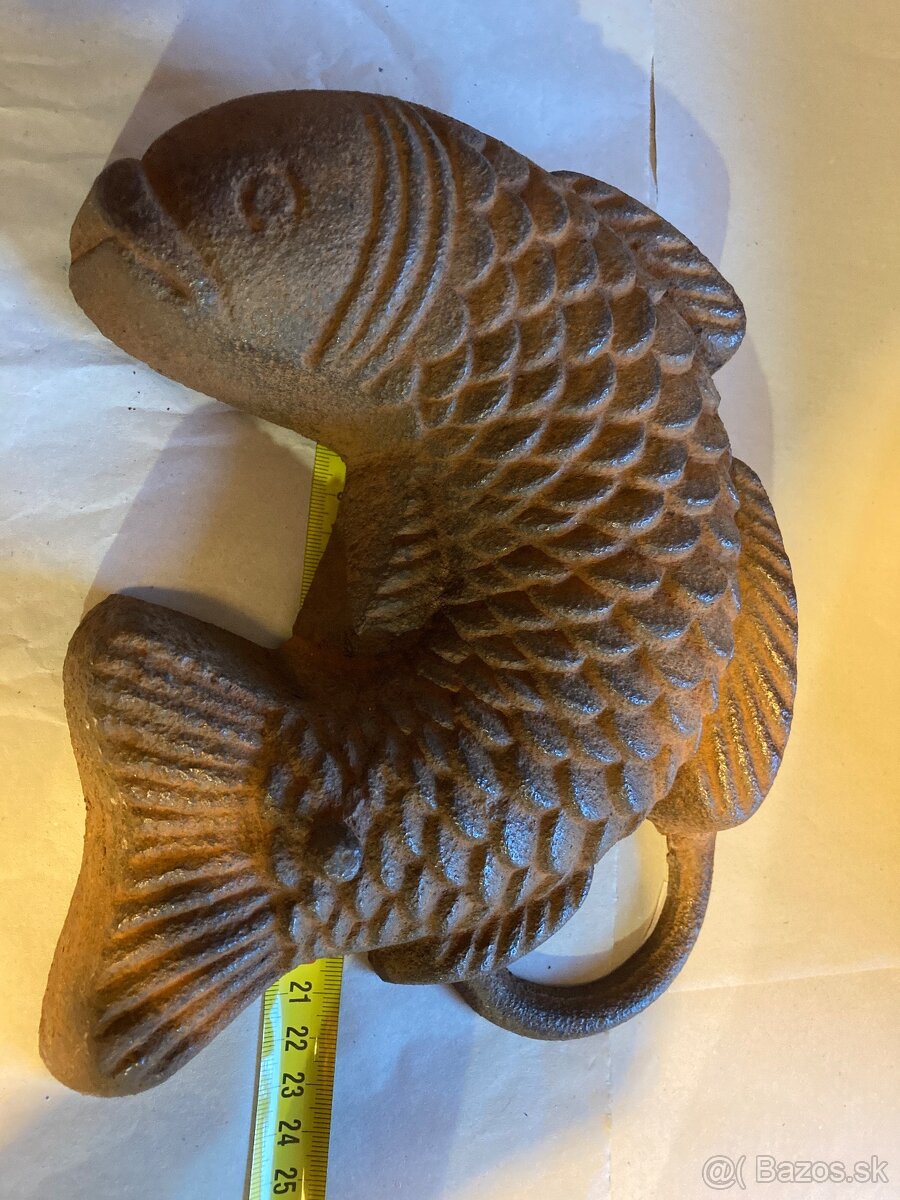 Stará litinová forma - kapr - 2