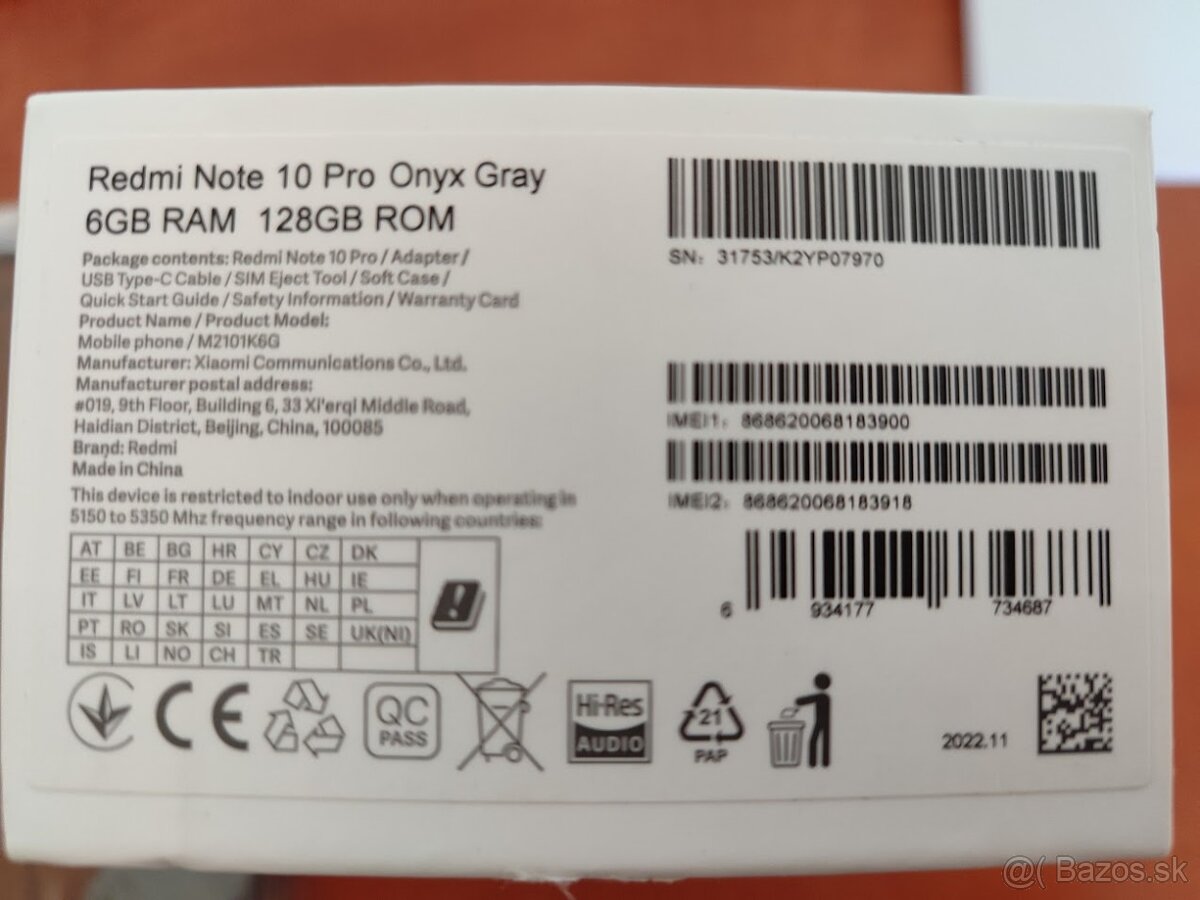 Xiaomi Redmi Note 10 Pro 6GB/128GB - 2