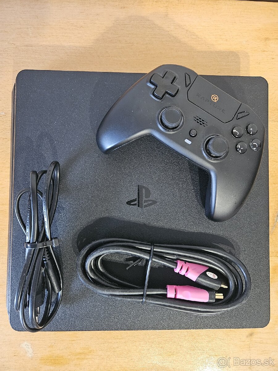 PlayStation 4 Slim 1TB + ovládač + káble - 2