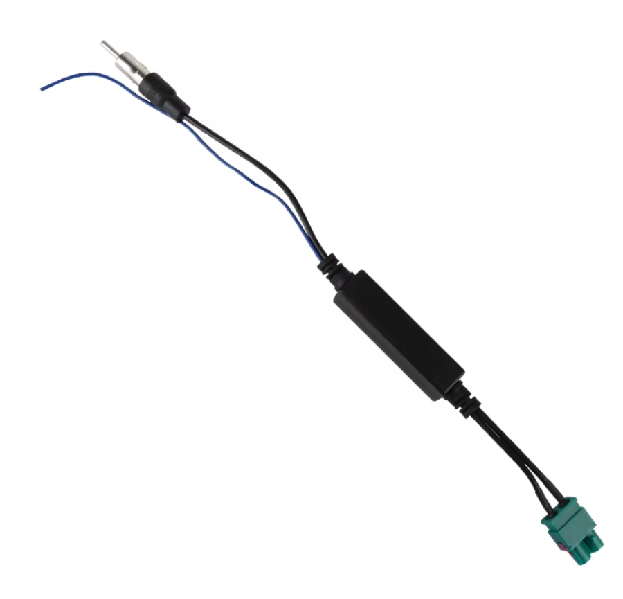 FM,AM Antena Signal Zosilňovač,Dual Fakra DIN Plug,VW - 2