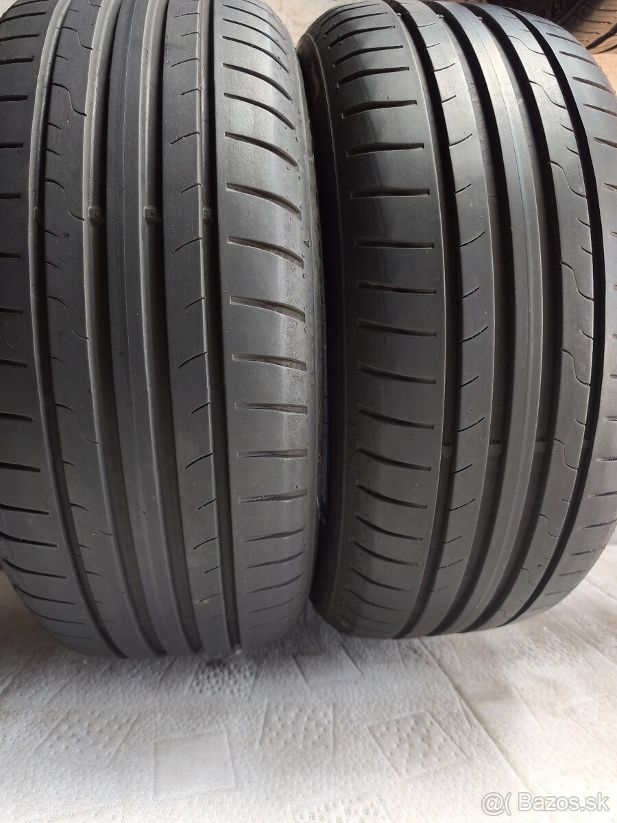 205/55 r16 letné pneumatiky Dunlop Sport Bluresponse 6,5mm - 2