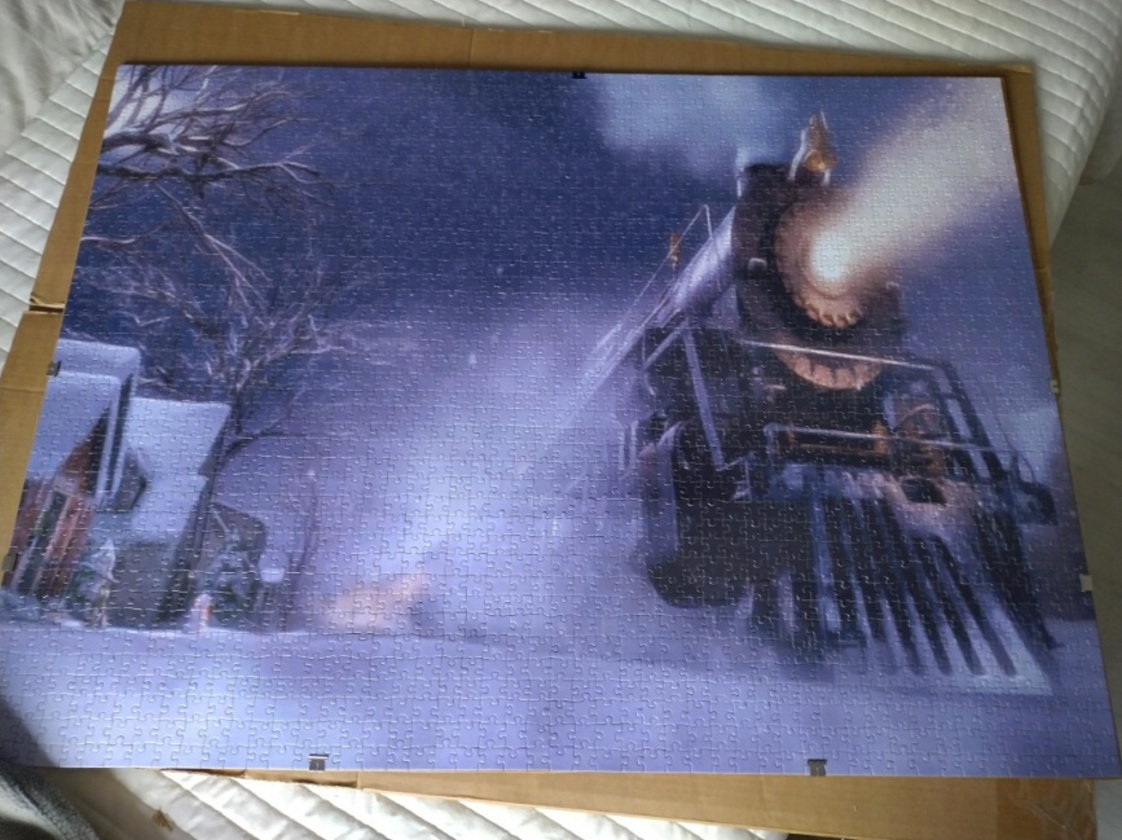 Veľký obraz s vianocnym rozpravkovym motivom Polar expres - 2