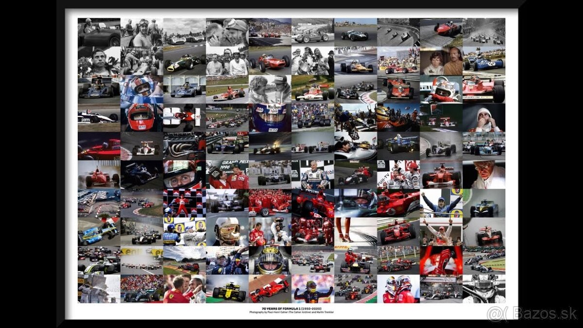 Plagát 70 rokov F1 - 2