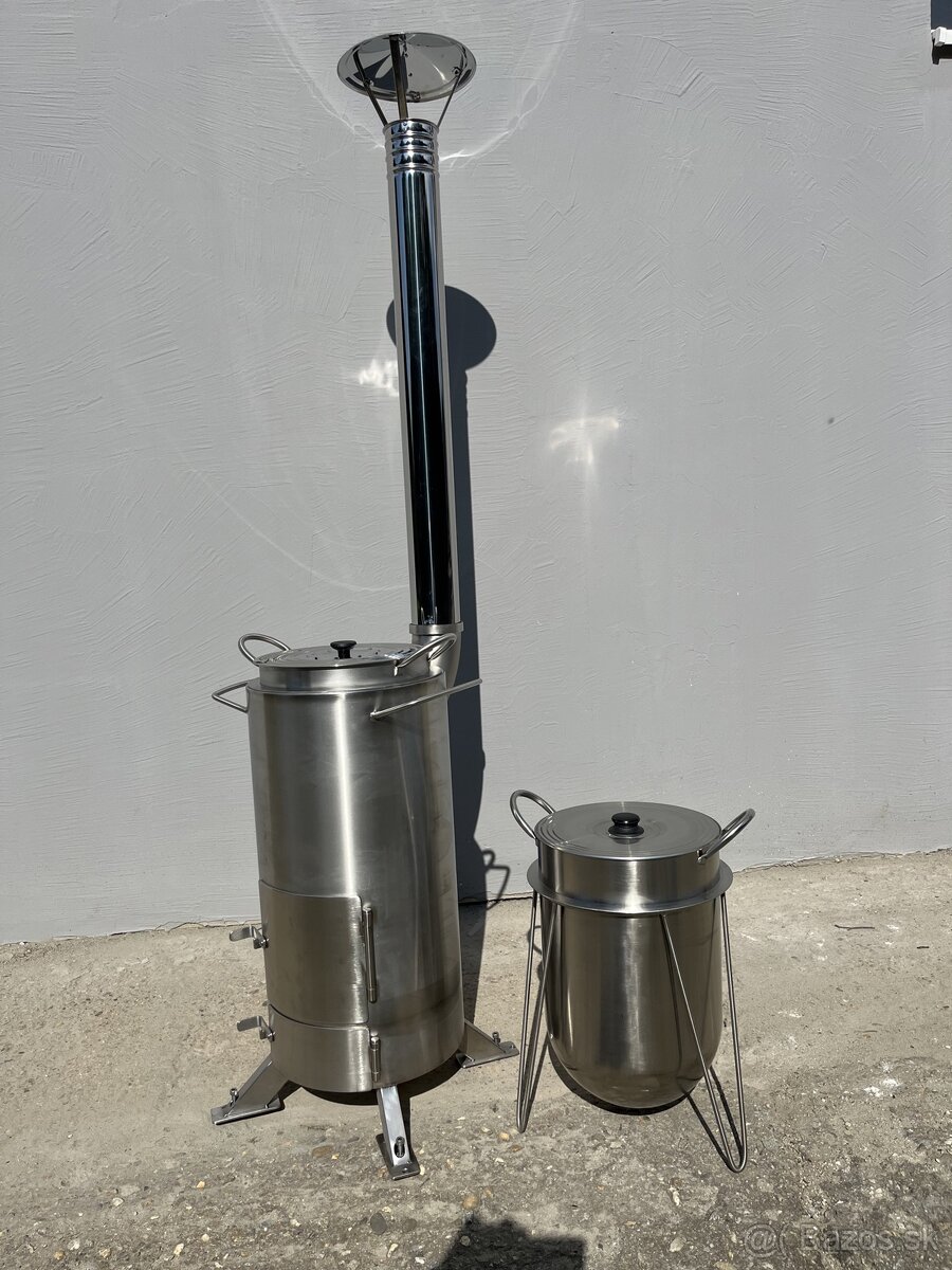 Nerezová kotlina + kotliky na guľáš - 2