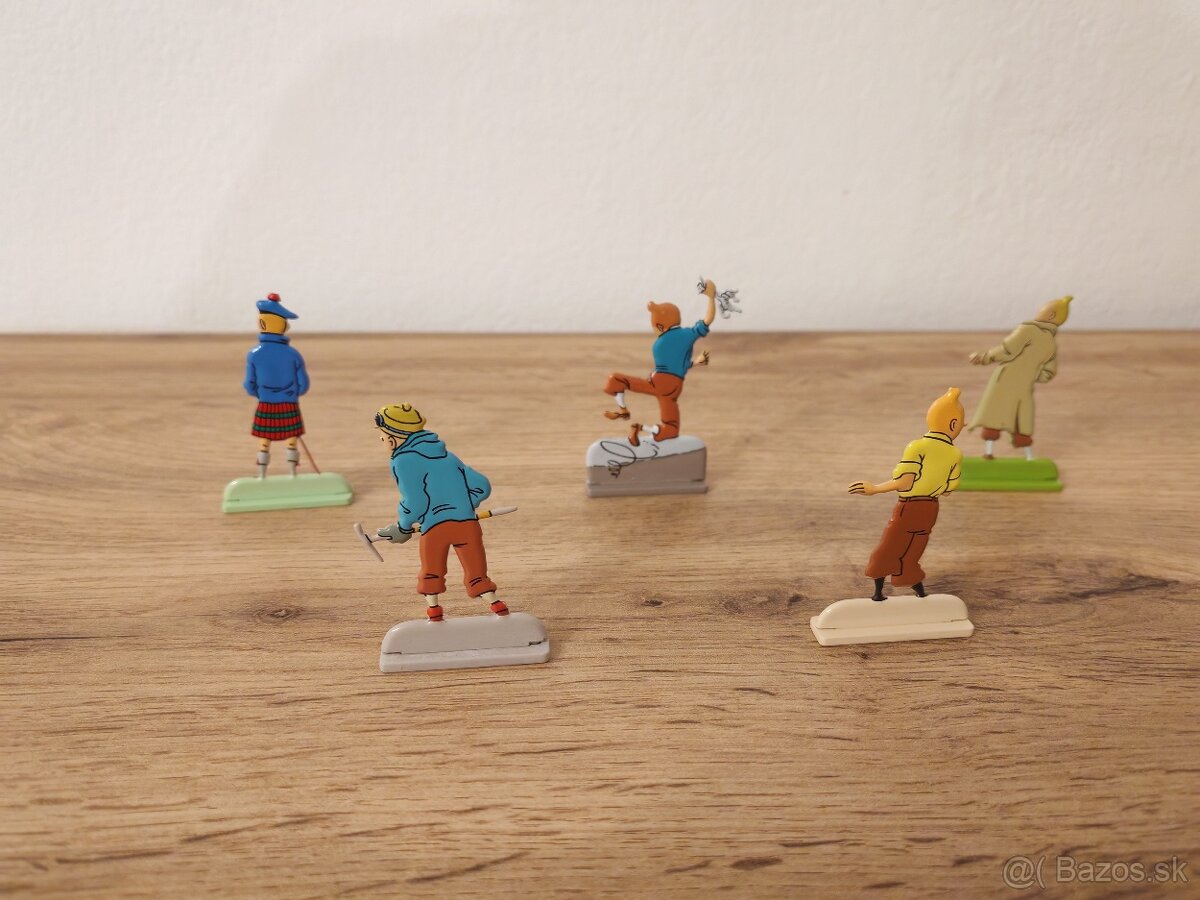 Tintin kovové 2D figúrky - 2