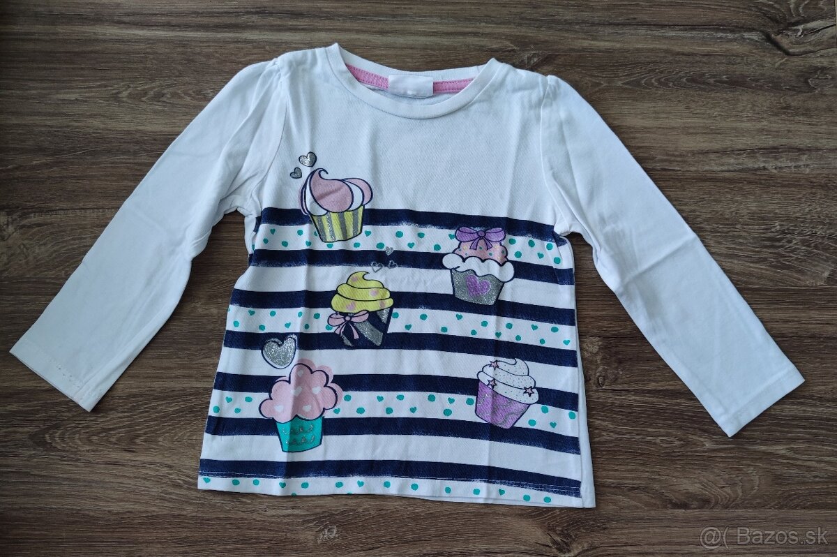 Dievčenské tričká veľ. 92 (18-24m) - 2
