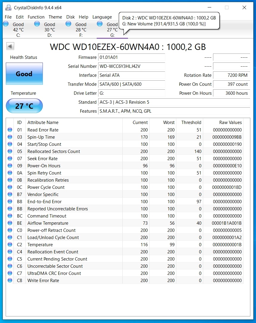 1TB WD - 2