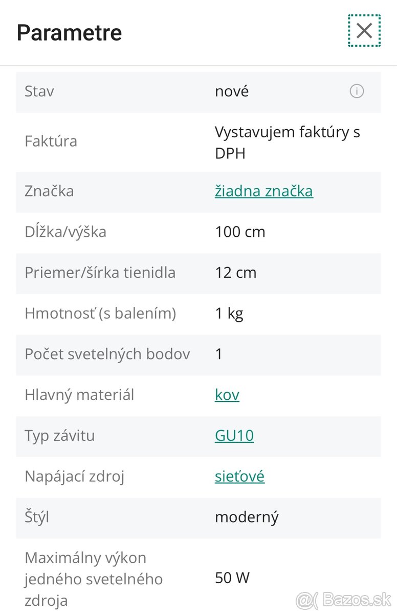 Závesné svetlo - 2