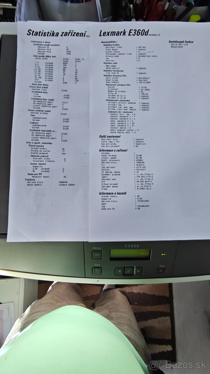 Lexmark E360d tlačiareň laser. - 2