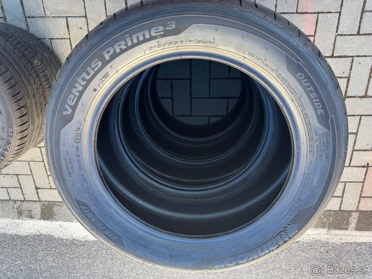 Letné pneumatiky 215/55 R17 Hankook 4ks - 2