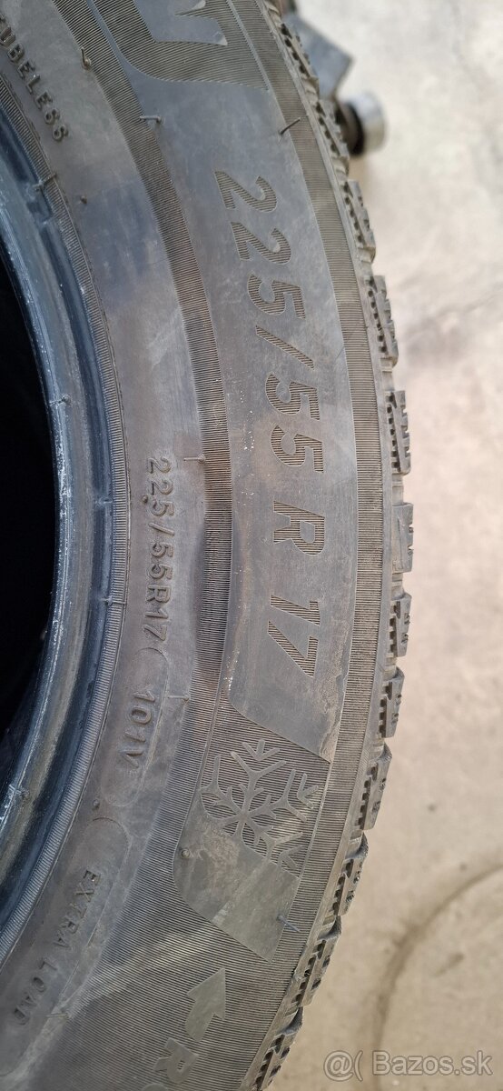 Zimné pneu Michelin Alpin-6 , 225/55/R17 - 101V - 2