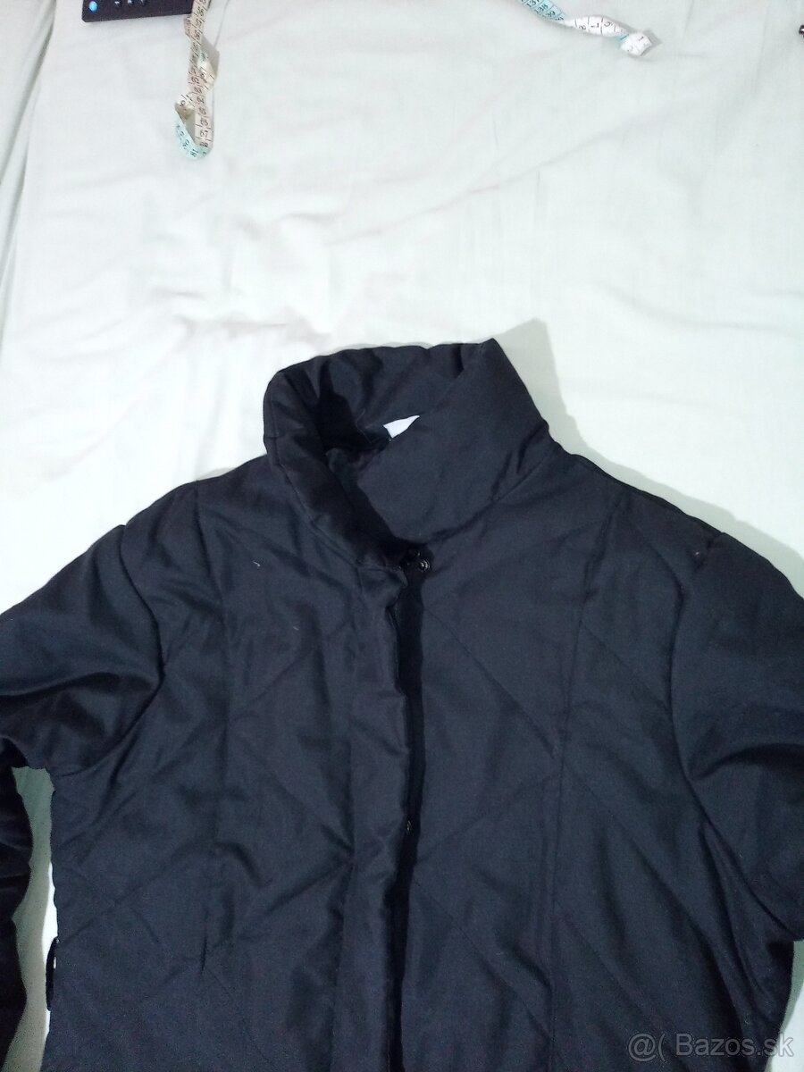 Čierna zimná bunda - 2