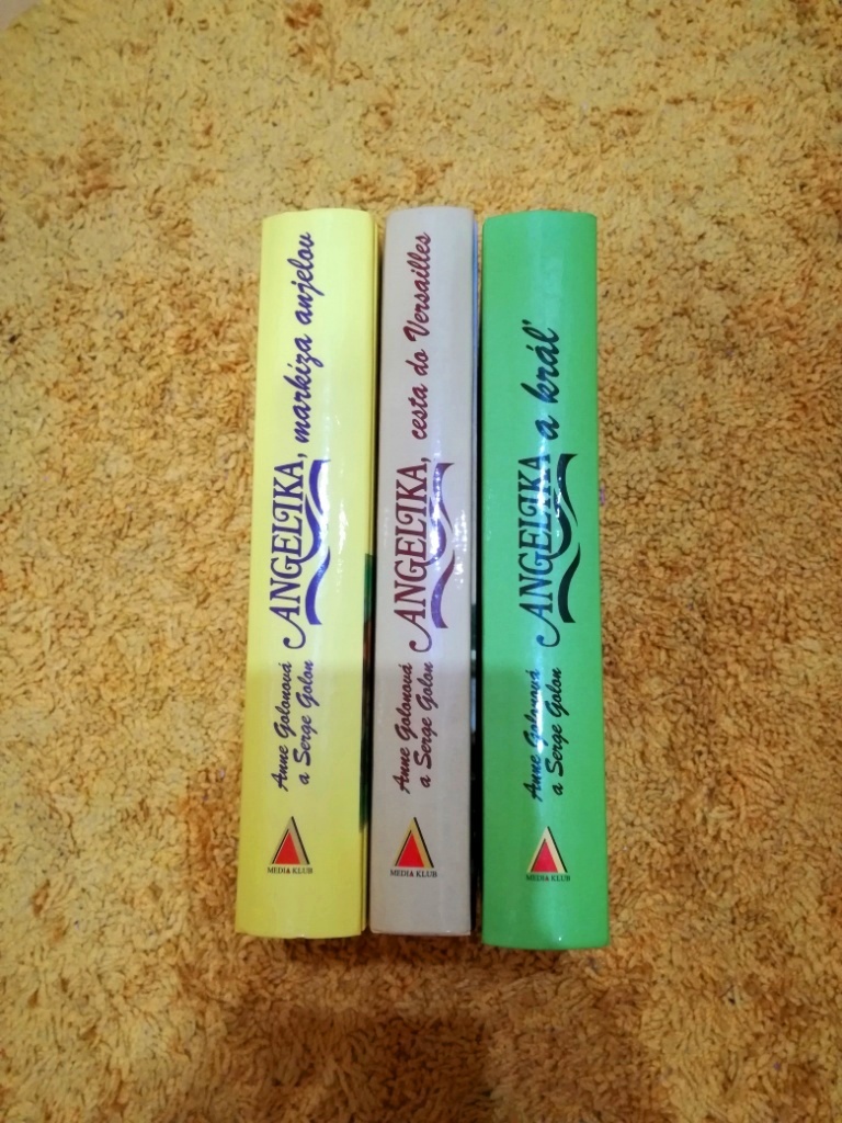 TRI diely kníh ANGELIKA - 2