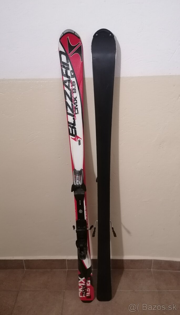 Lyže 156cm + lyžiarky - 2