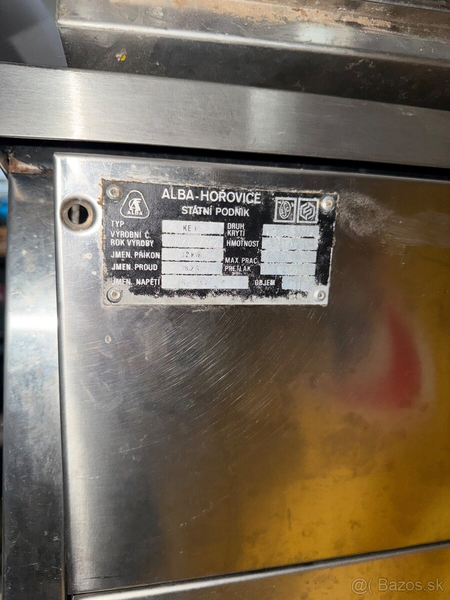 Varný kotol ALBA Horovice 380V - 2