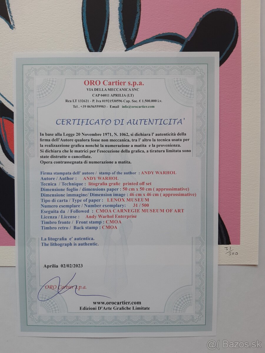 Andy Warhol – Mickey Mouse Pink - 2