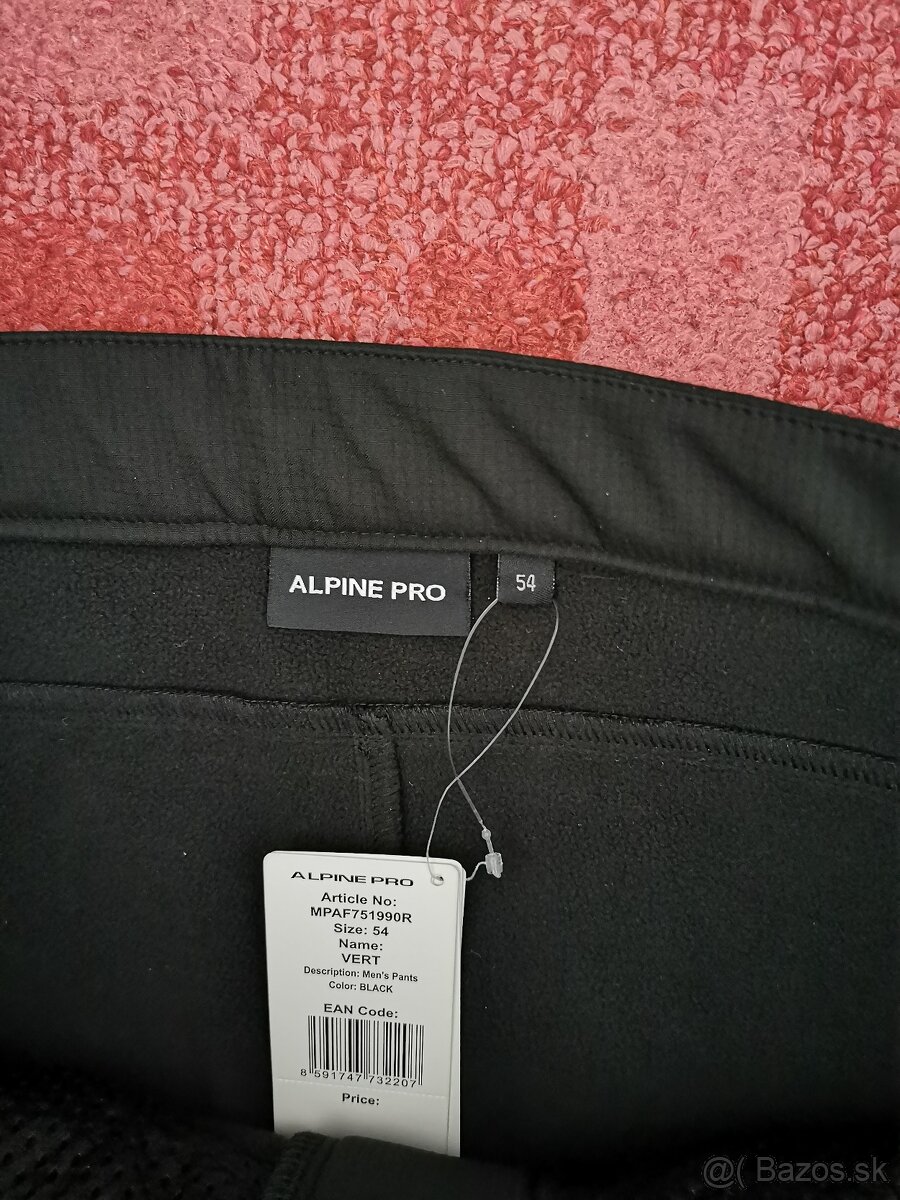 Turistické softshellové nohavice AlpinePro - 2