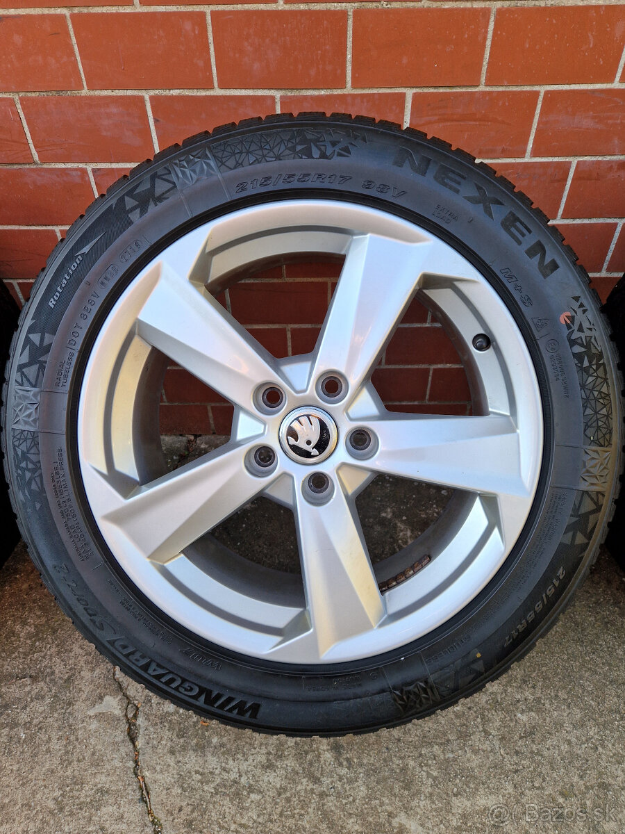 5x112 r17 et45 disky kolesa audi q2 vw troc passat superb 17 - 2