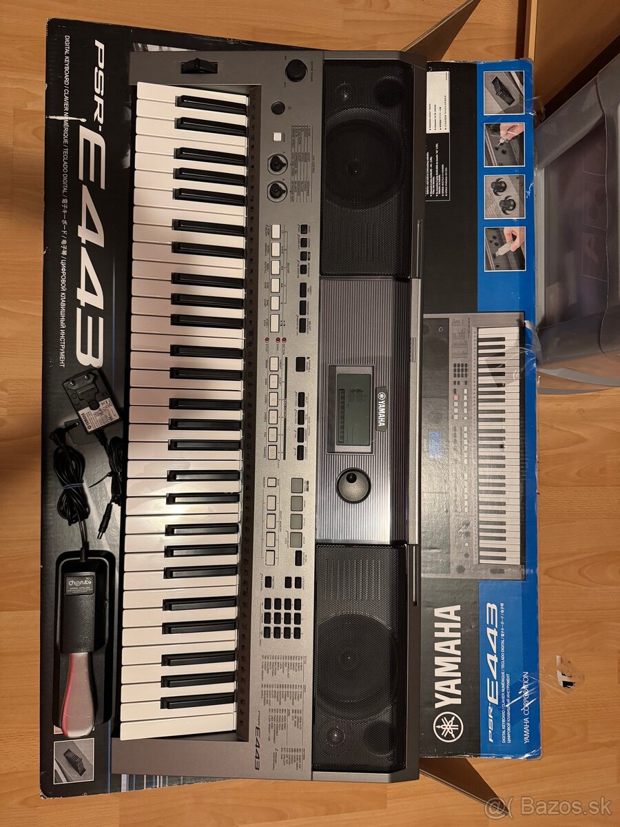 Yamaha PSR-E443 – výborný stav, málo používaný - 2