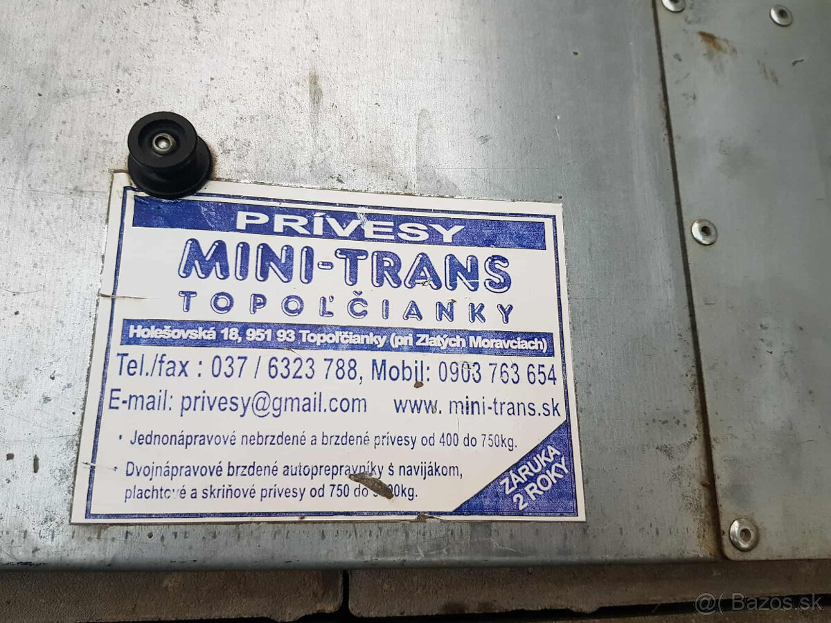 Zadné čelo na prívesný vozík - 2