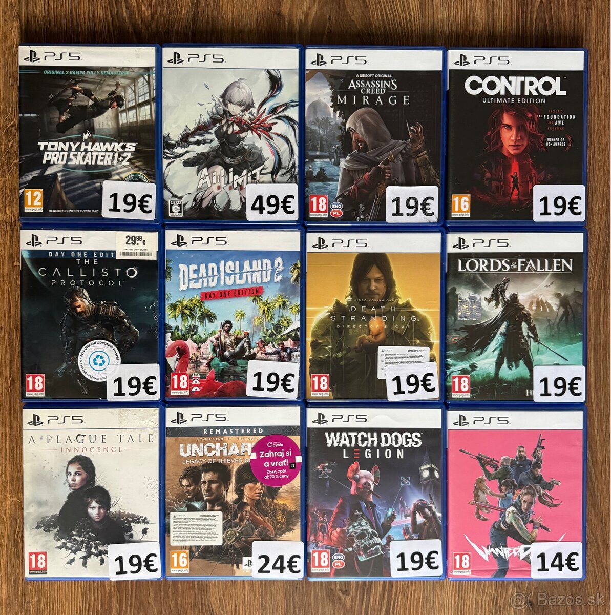 HRY na PS4 a PS5 (4+1 alebo 6+2 zdarma) - 2