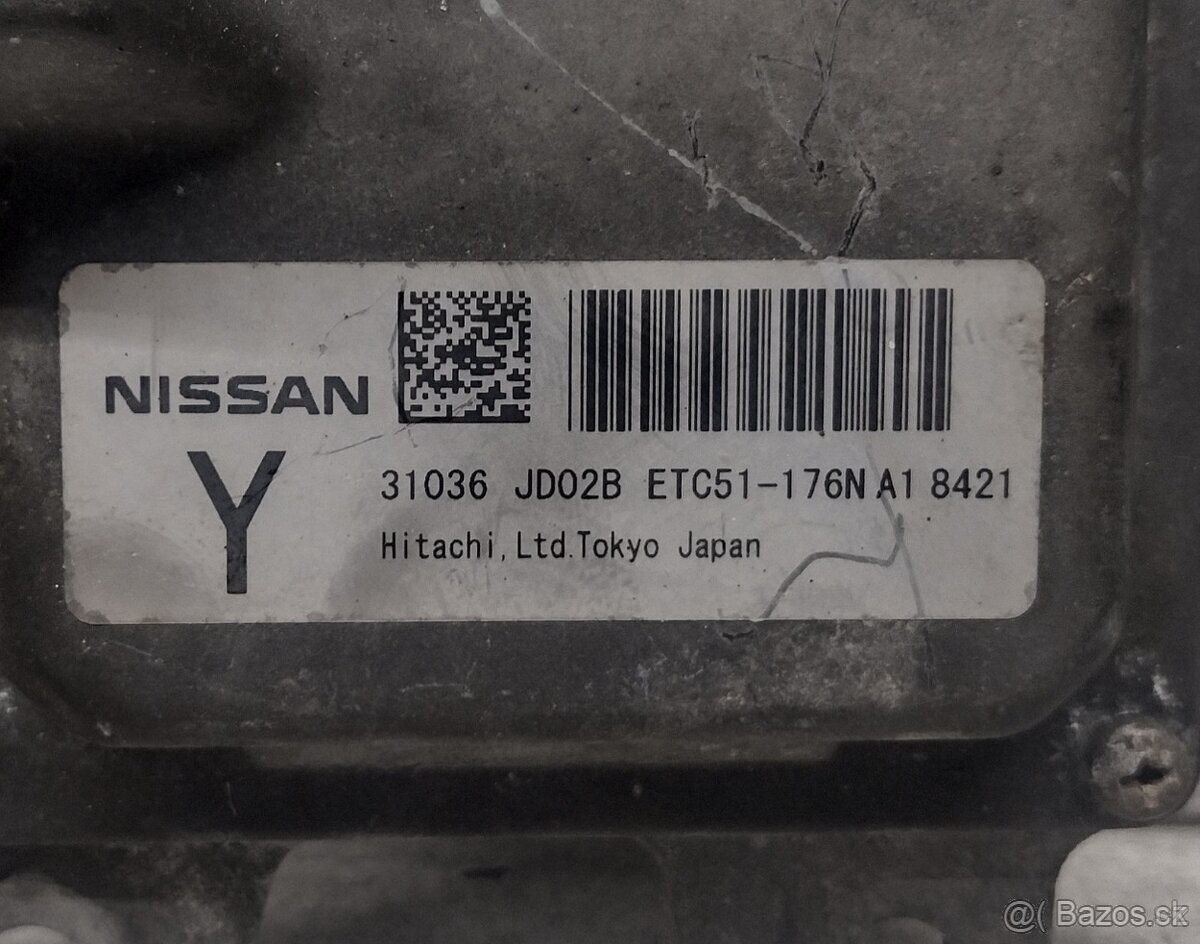 Řídicí jednotka převodovky Nissan Qashqai J10 31036 JD02B - 2