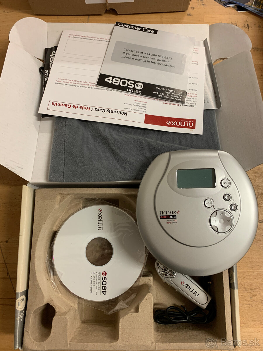 Predám discman Rimax 480S ID3 - 2