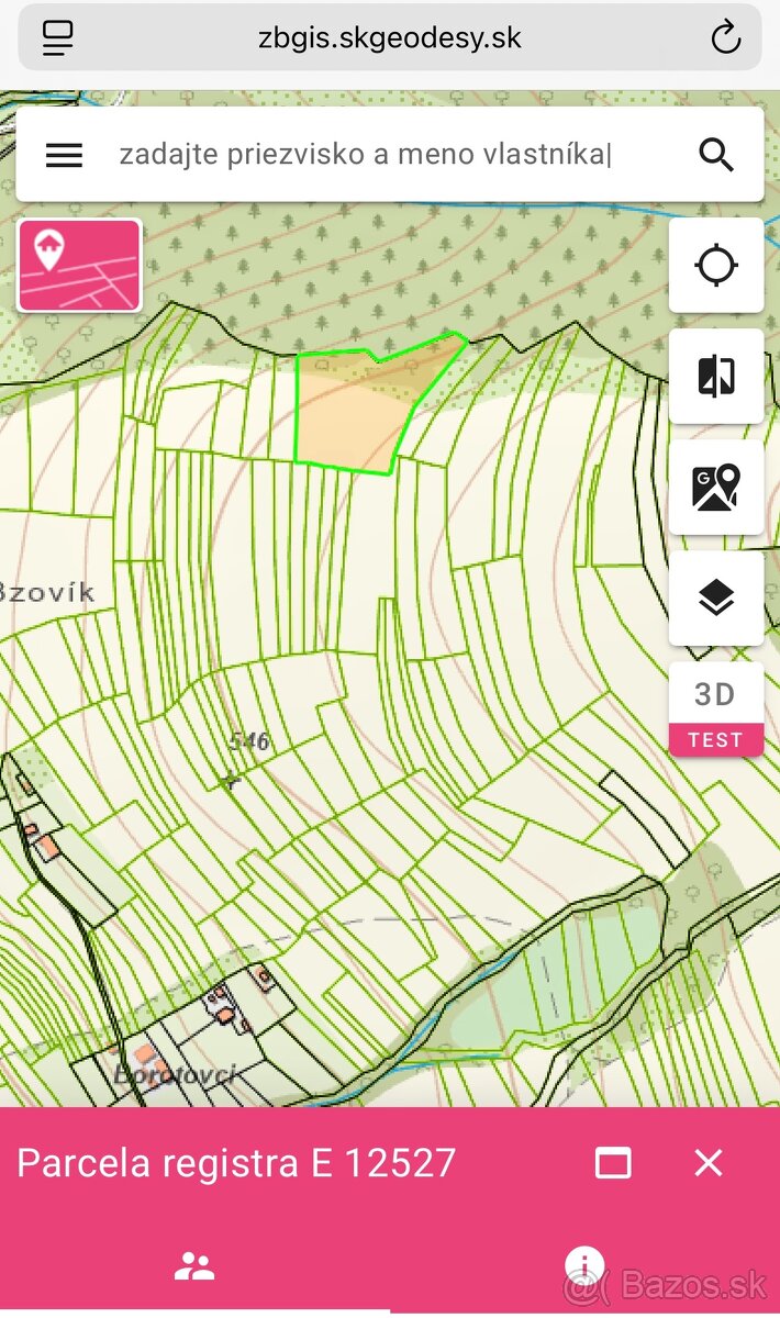 Predaj pozemkov Horná Súča. - 2