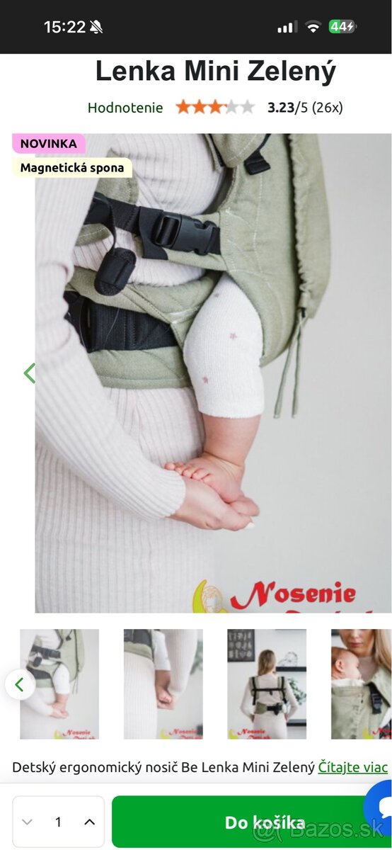 ergonomický nosič BeLenka - 2