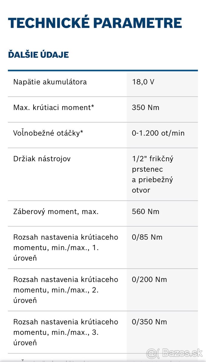 Bosch GDS 18V-350 - 2