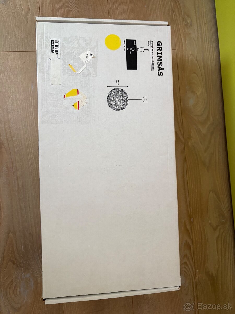 Svietidlo grimsas ikea žlte - 2