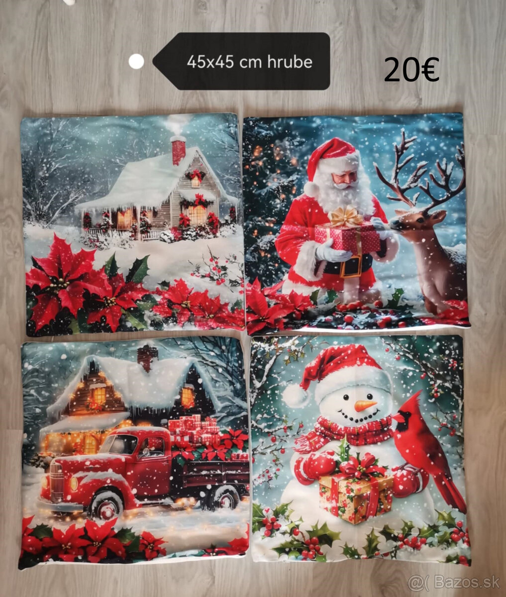 Vianočne obliečky 45 x 45cm NOVE - 2