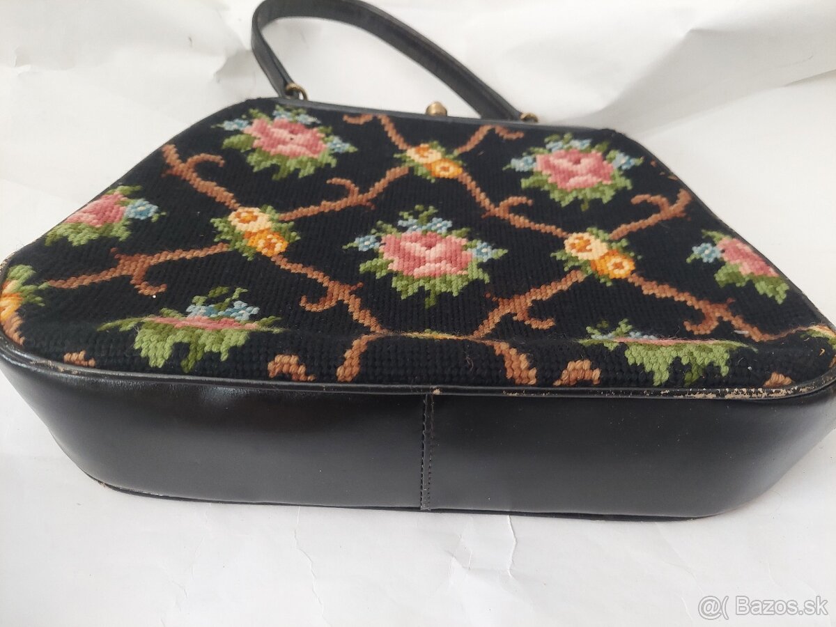 Srarozitna vysivana kabelka kabela gobelinka - 2