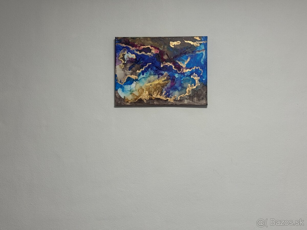 Predávam originálny obraz Galaxia: Tajomstvo vesmíru 40 x 30 - 2